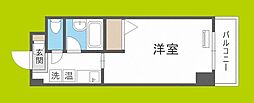 ギャレグラン太子橋 1Kの間取図画像