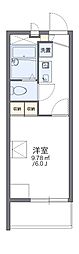 レオパレスシャーマー御崎 1Kの間取図画像