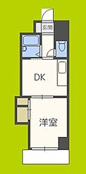 上新庄グランドハイツ北 1DKの間取図画像