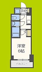S-RESIDENCE南堀江 1Kの間取図画像