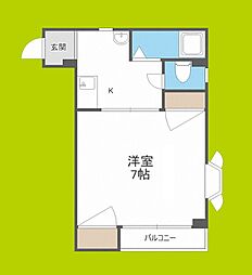 スタンドアップ柴島 1Kの間取図画像