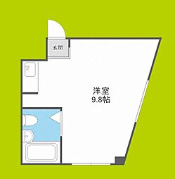 スター21巽南 ワンルームの間取図画像