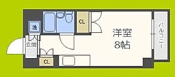 ライオンズマンション今里第3壱番館 ワンルームの間取図画像