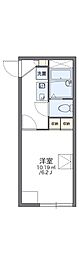 レオパレスSEKO 1Kの間取図画像