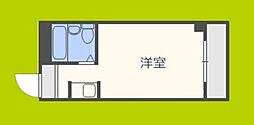 YOUハイム今里 ワンルームの間取図画像