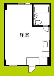 シャルムコトブキ ワンルームの間取図画像