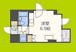 ライオンズマンション南方 ワンルームの間取図画像