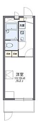 レオパレス白糸 1Kの間取図画像