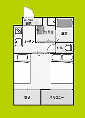 物件の間取り