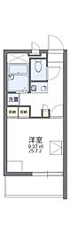 レオパレスルミエール森彦 1Kの間取図画像