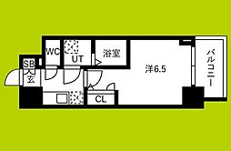大阪市生野区巽西4丁目マンション 1Kの間取図画像