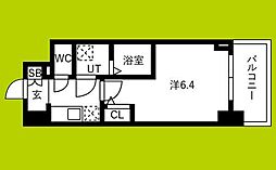大阪市生野区巽西4丁目マンション 1Kの間取図画像