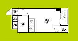 ジョイフル西船場 ワンルームの間取図画像