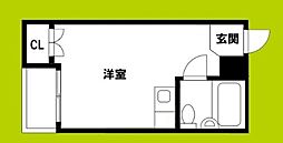 アウトバーンGK ワンルームの間取図画像