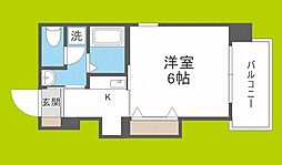 ideos 1Kの間取図画像