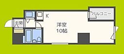 イトーピア高津2 ワンルームの間取図画像