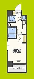 ジュネーゼ梅田北プラウディア 1Kの間取図画像