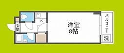 モリビル 1Kの間取図画像