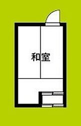 かなめアパート ワンルームの間取図画像