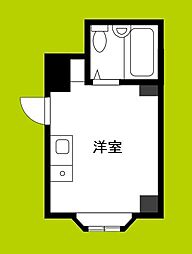 ジオナ深江橋 ワンルームの間取図画像