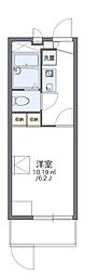 レオパレスパーシモン1 1Kの間取図画像