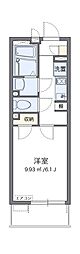 レオネクスト舟橋 1Kの間取図画像