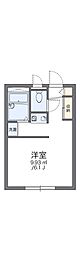 レオパレスオーパス深江橋 1Kの間取図画像