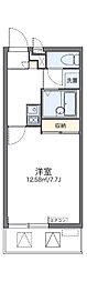 レオパレス御厨EAST 1Kの間取図画像