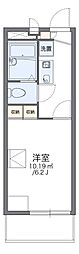 レオパレスエルヴェール2 1Kの間取図画像