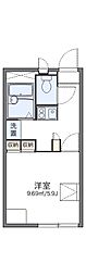 レオパレスハイツ・リバートン 1Kの間取図画像