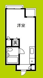 メゾンドオール ワンルームの間取図画像