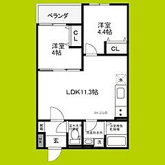 物件の間取り