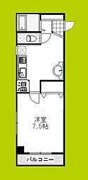 ラ・フォーレ都島北通 1Kの間取図画像