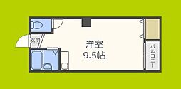 イーストヒル ワンルームの間取図画像