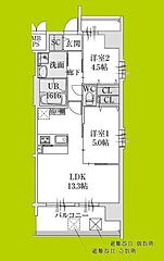 物件の間取り