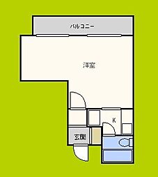 SAKAI-BM南堀江 1Kの間取図画像