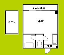 シルクロード勝山 1SKの間取図画像