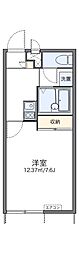レオパレスメゾンマドレーヌ 1Kの間取図画像