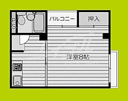 CasaGrande 1Kの間取図画像