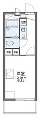 レオパレスアイビーハウス 1Kの間取図画像