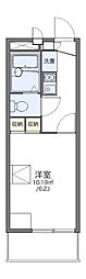 レオパレスラコルト 1Kの間取図画像