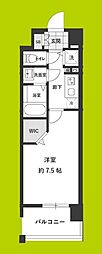 ミラージュパレスロータスライフ 1Kの間取図画像