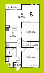 M's Ring Grande 春日出北 1SLDKの間取図画像