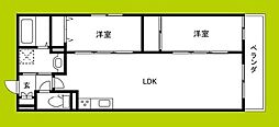 TIO HAVRE 2LDKの間取図画像