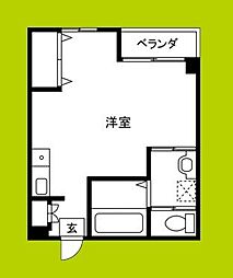 丸正ビル ワンルームの間取図画像