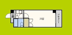 ロイヤル巽 1Kの間取図画像