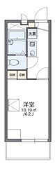 レオパレス東雲 1Kの間取図画像
