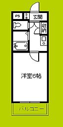フェニックス下新庄 1Kの間取図画像