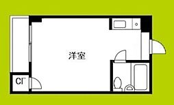 セヴィア城東 ワンルームの間取図画像