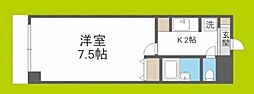 ビオス京橋 1Kの間取図画像